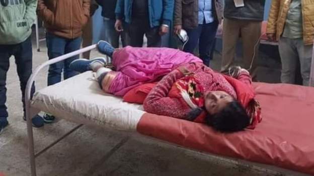 मोदीलाई कालो झन्डा देखाउने महिलालाई ,अहिले गोली हानियो